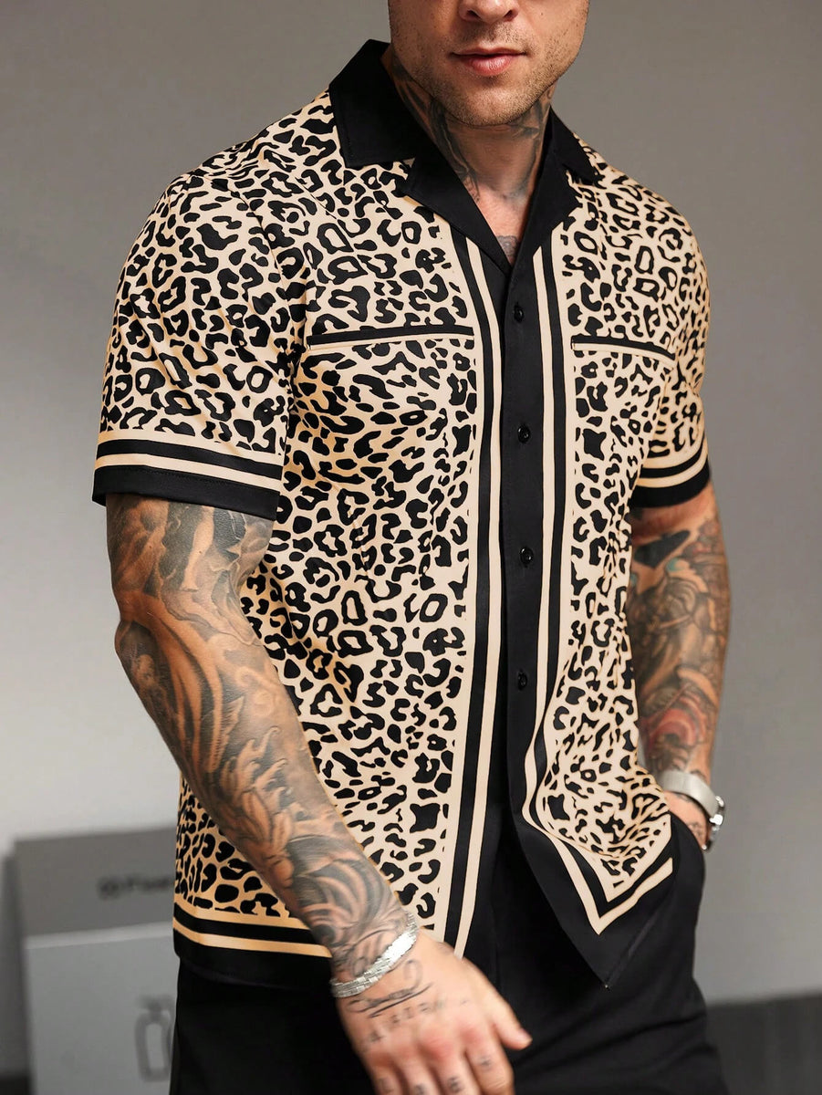 Contrast Leopard Lux Tee