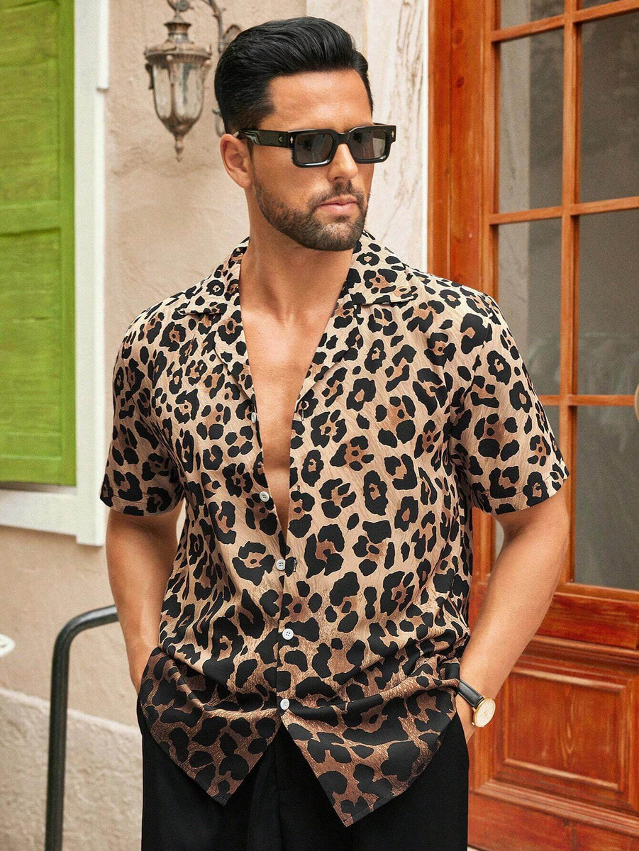 Men's Leopard 3D Printed Shirt – Roar Fox