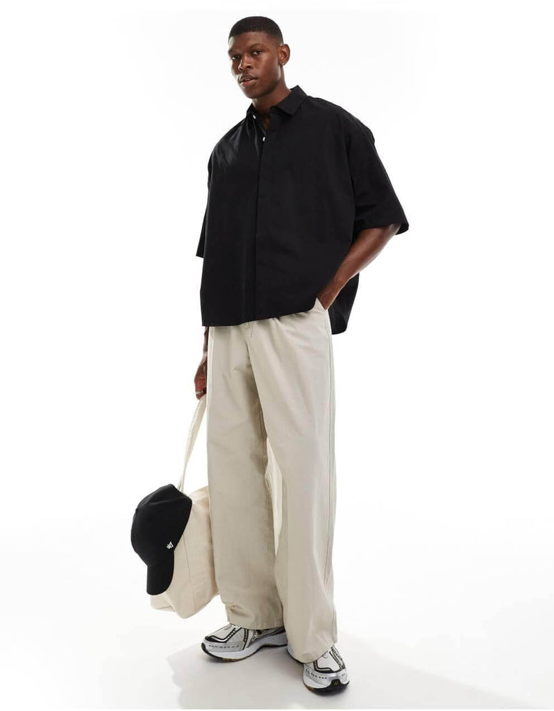 トップス ARGUE/SUVIN GIZA PREMIUM POISET-SHIRTS White and light blue checked Giza 45 cotton formal shirt
