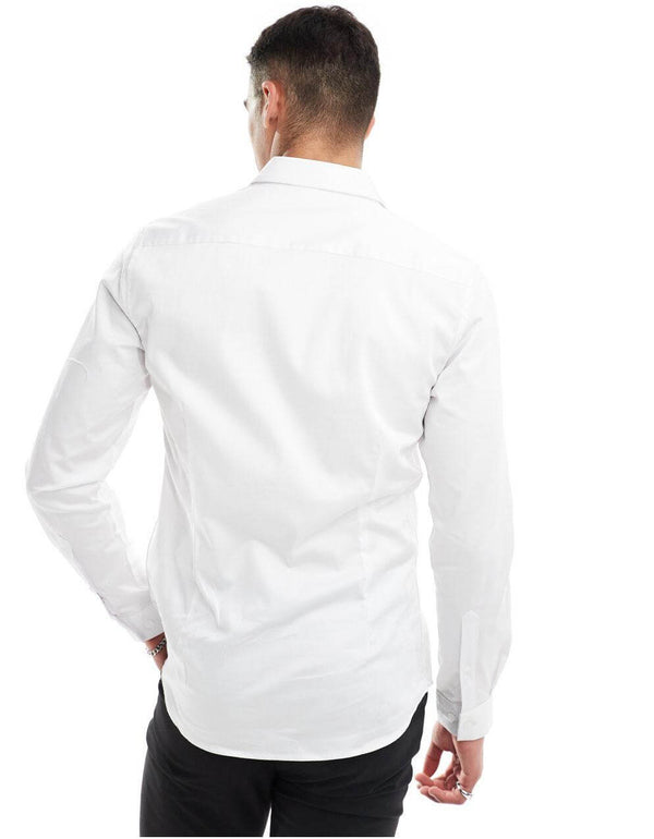 Bright White Premium Cotton Shirt