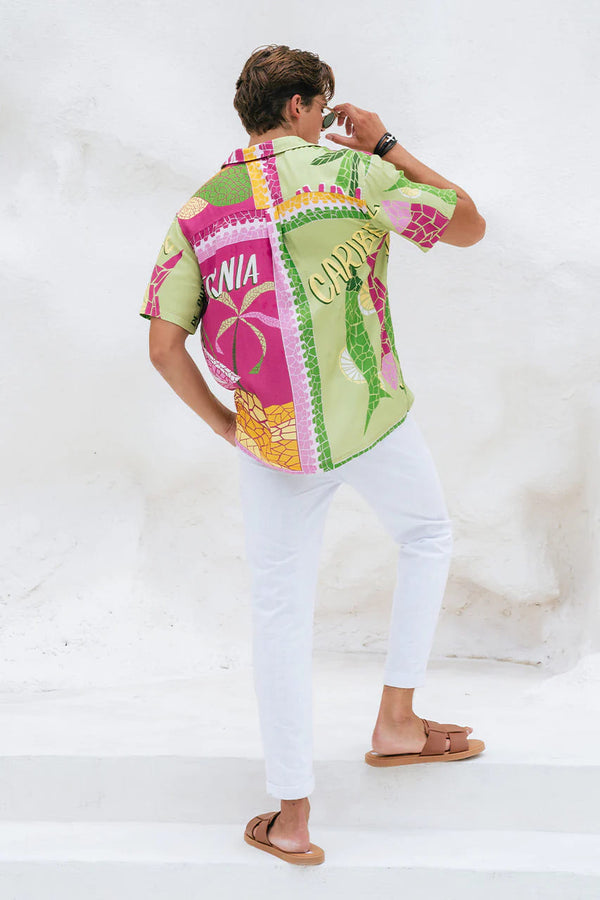 Green Aloha Shirt