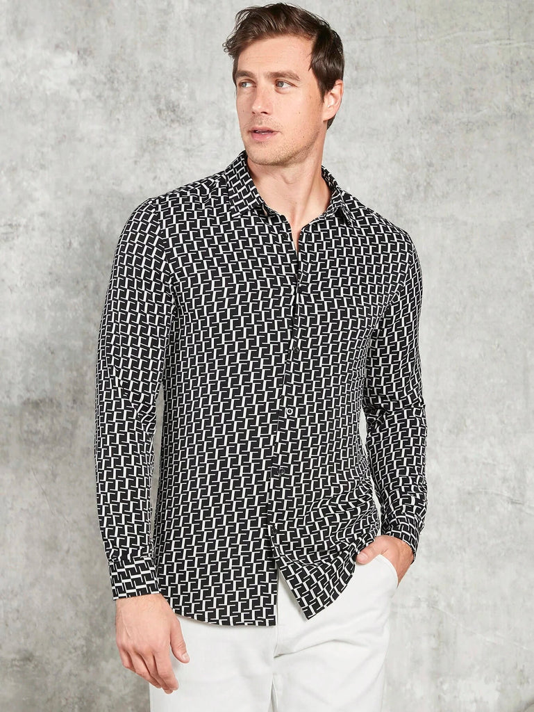 Men Allover Print Shirt