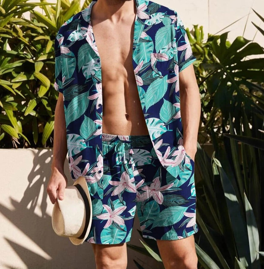 Boxer Shorts For Men - Tropical Print