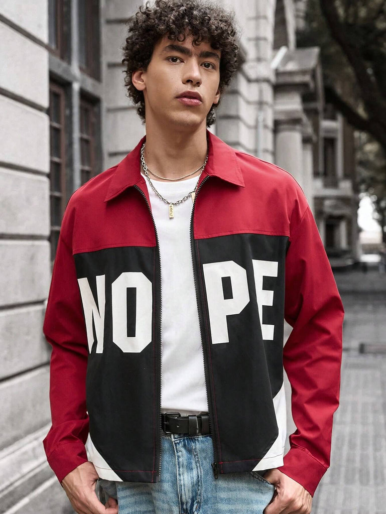 Men's Casual Young Long Sleeve Zipper Shirt 