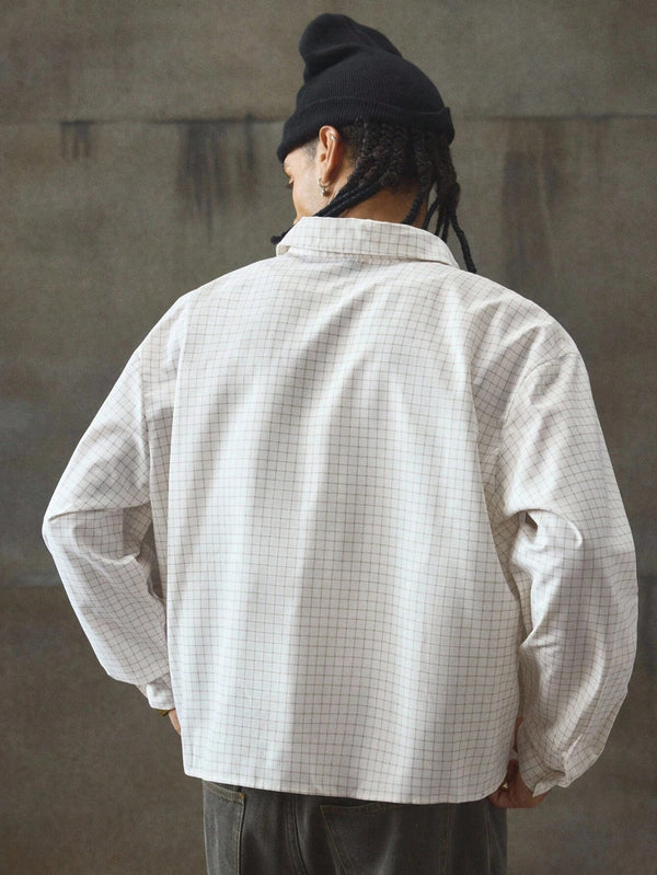 Men's Fashionable Casual Open Front Long Sleeve Shirt