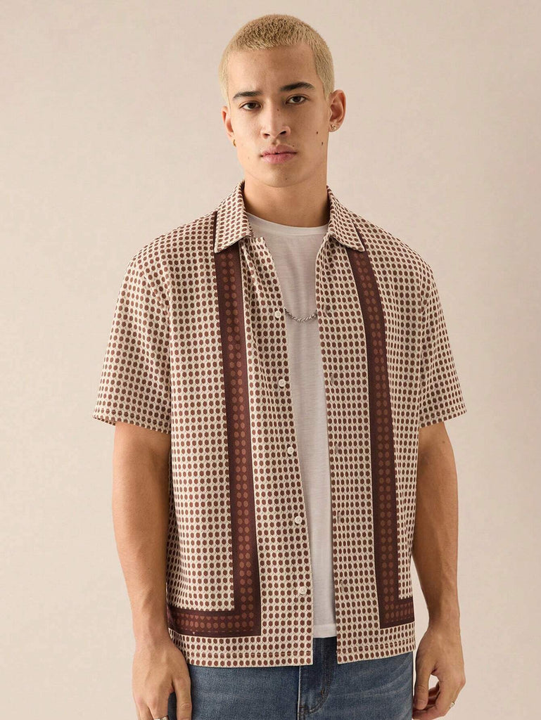 Men's Knit Casual Daily Short Sleeve Shirt