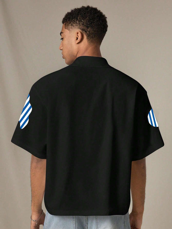 Men's Short Sleeve Printed Shirt