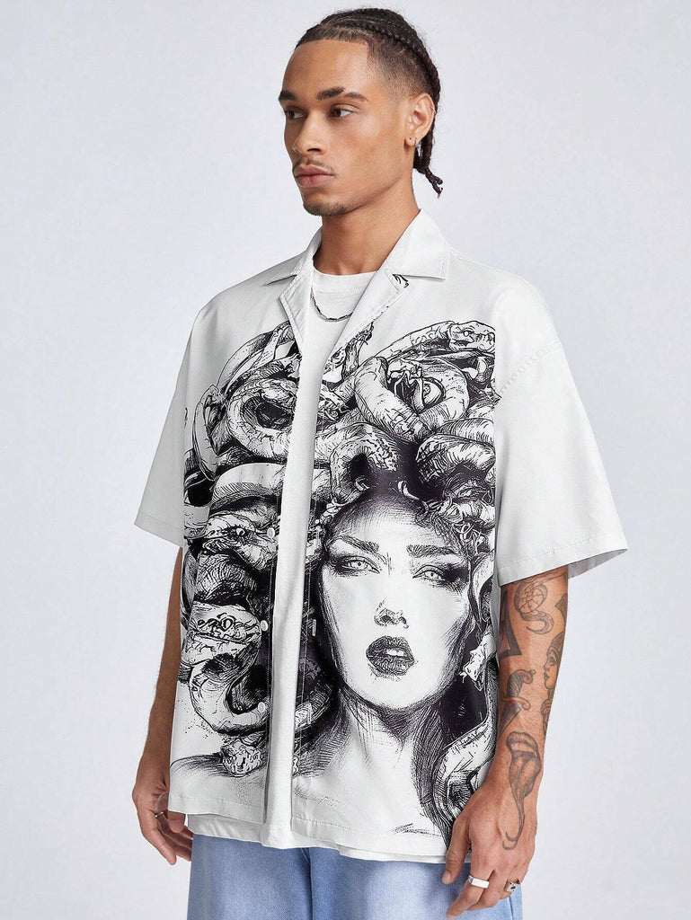 Men's Weave Printed Shirt