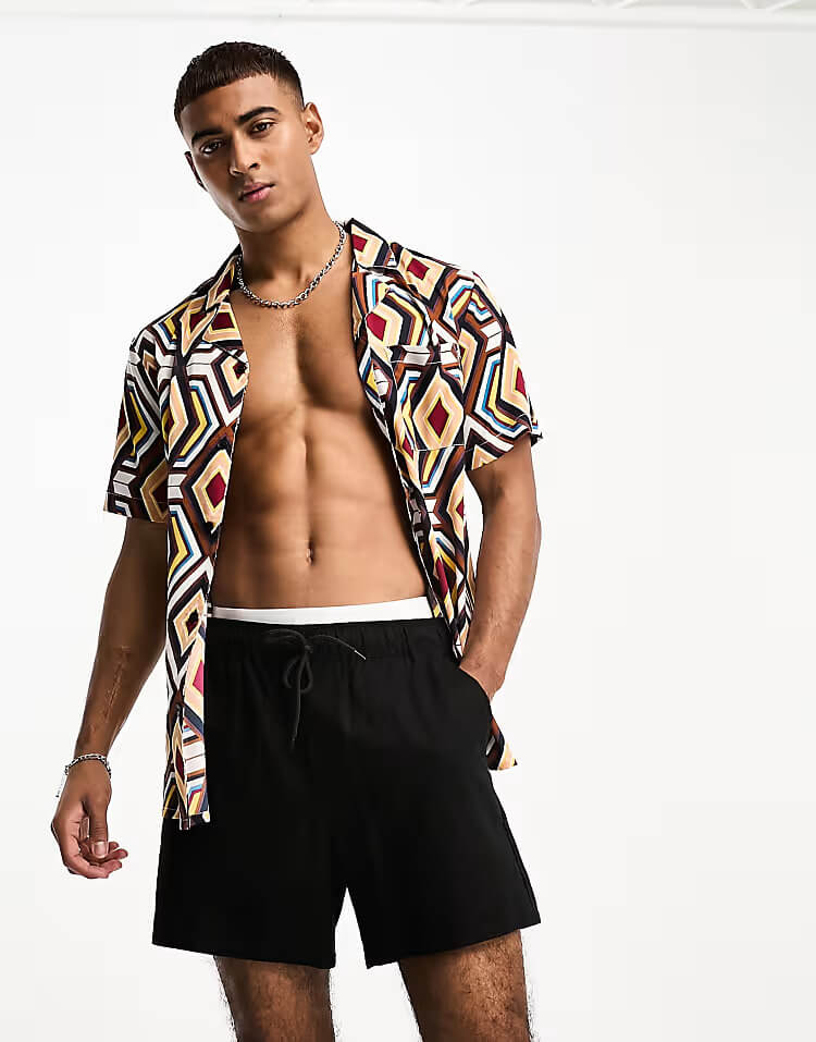 Multi Brown Printed Shirt