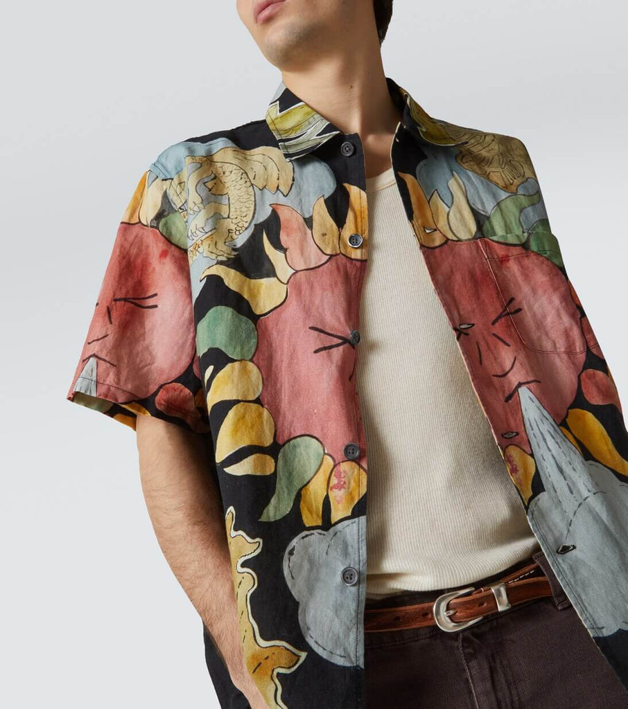 Multi Floral Graphic Printed Shirt
