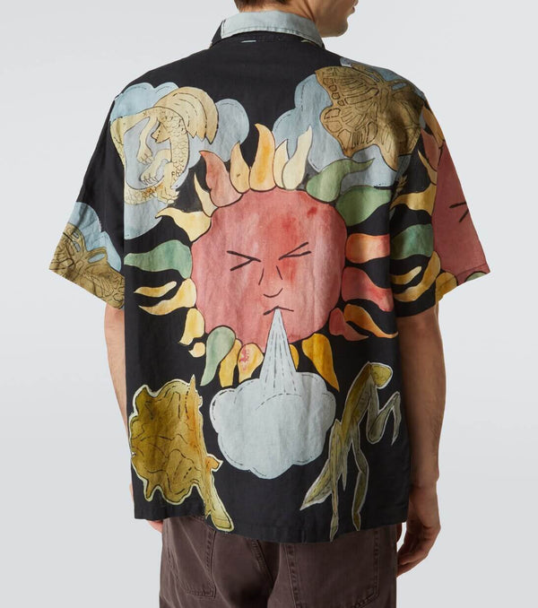 Multi Floral Graphic Printed Shirt