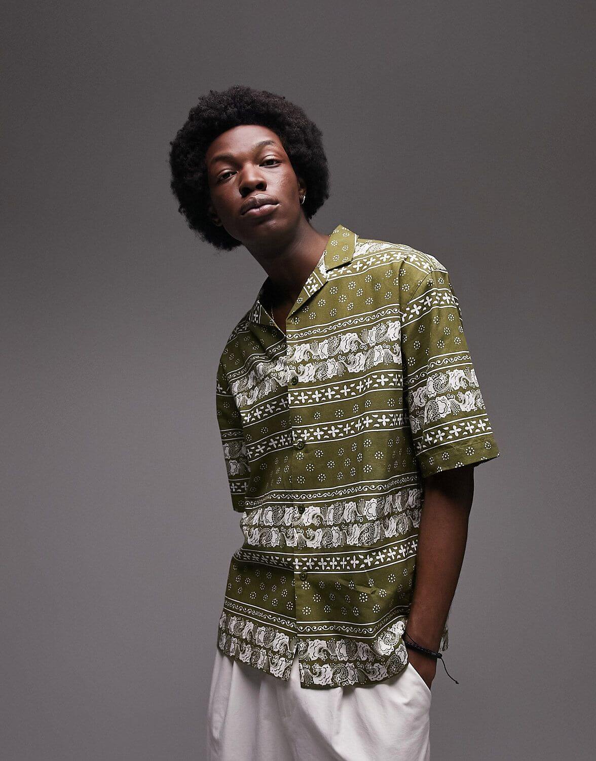 Paisley Printed Shirt – Roar Fox