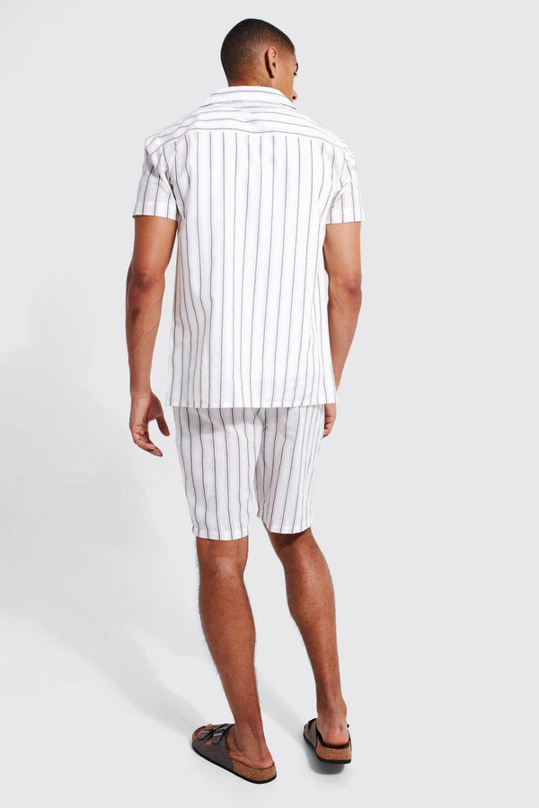 Boxer Shorts For Men - White Stripe