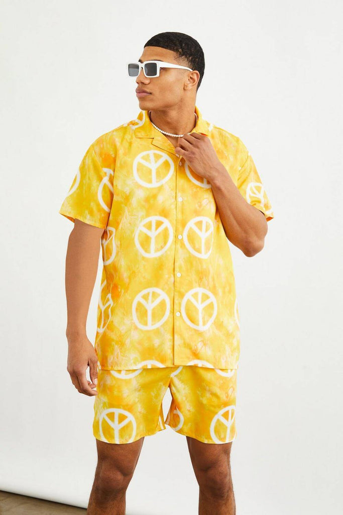 Yellow Printed Co-Ords