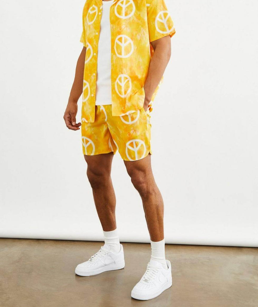 Boxer Shorts For Men -  Yellow Print