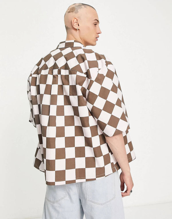 Checkerboard Printed Shirt