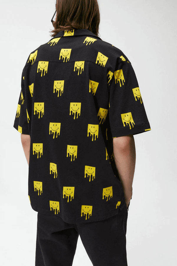 Melted Cheese Smile Printed Shirt 