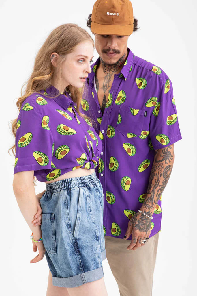 Men Avocado Printed Shirt