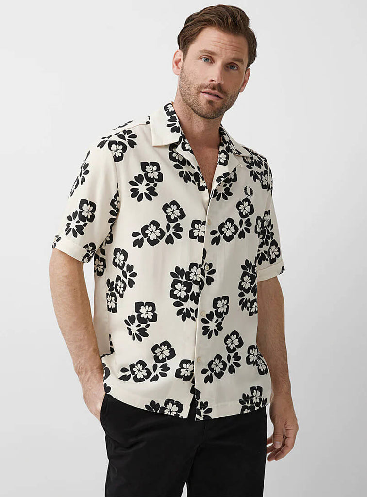 Men Flower Printed Shirt