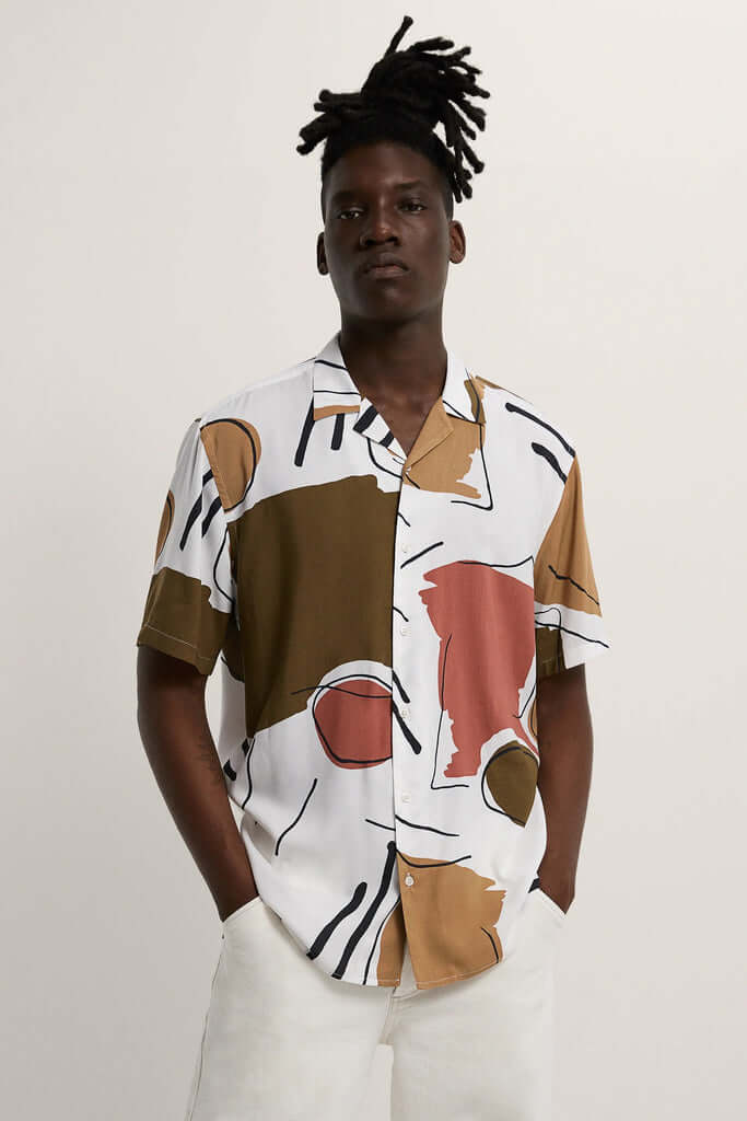 Men Geometric Printed Shirt 