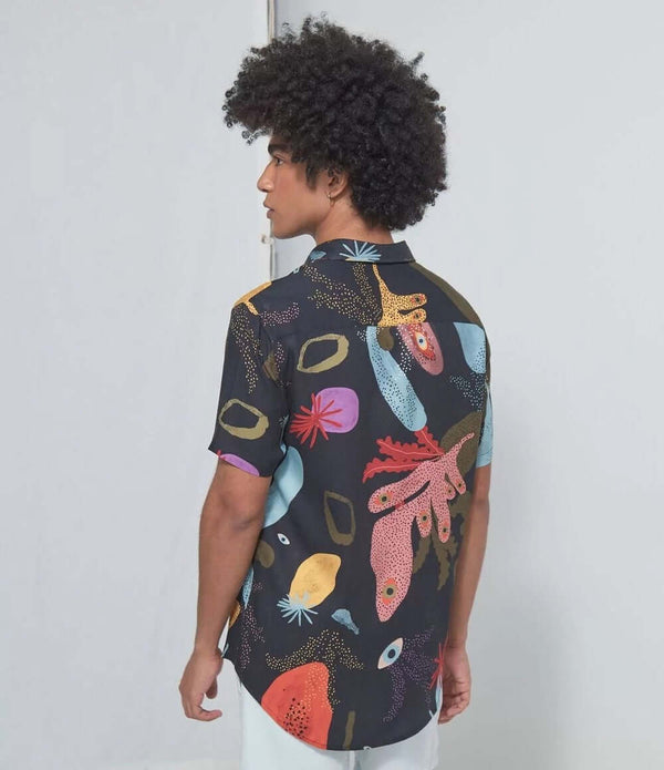 Men Multi Printed Short Sleeve Shirt