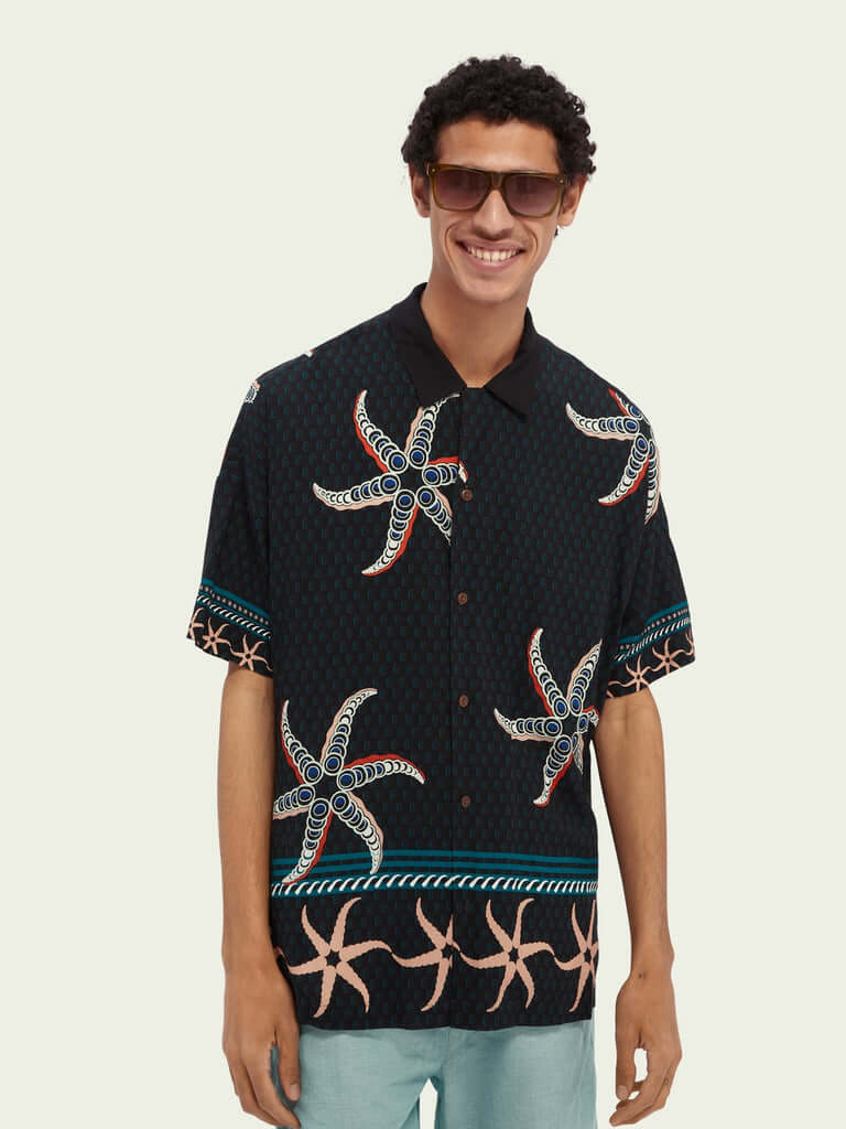 Star Fish Hawaiian Revere Shirt